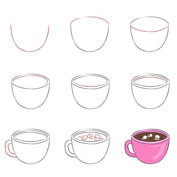Cup Drawing Ideas