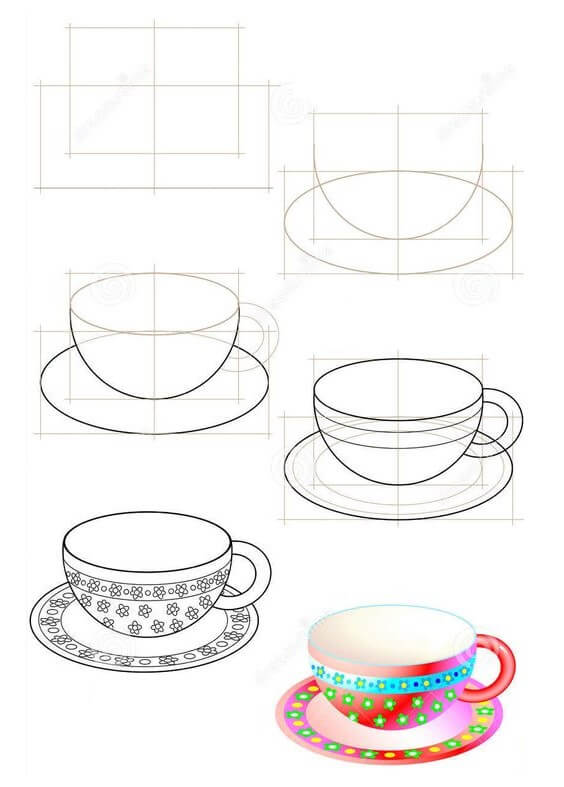 Cup idea (19) Drawing Ideas