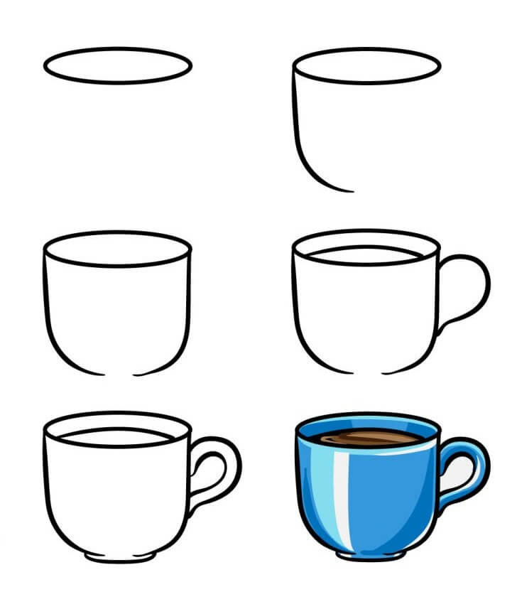 How to draw Cup idea (21)