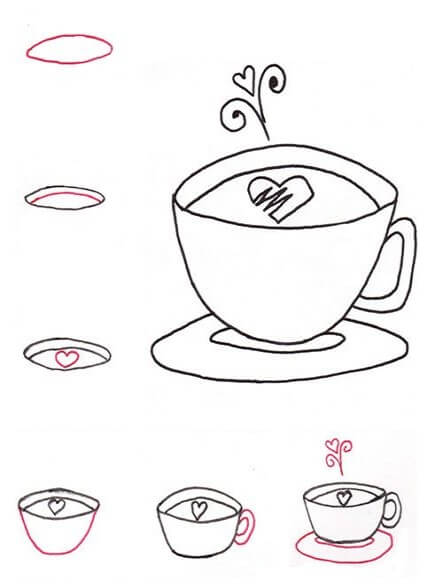 How to draw Cup idea (24)