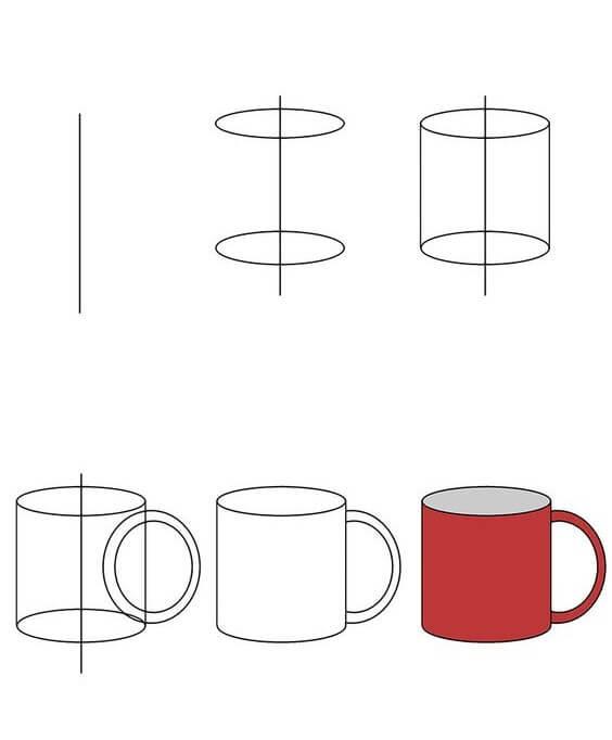 How to draw Cup idea (28)