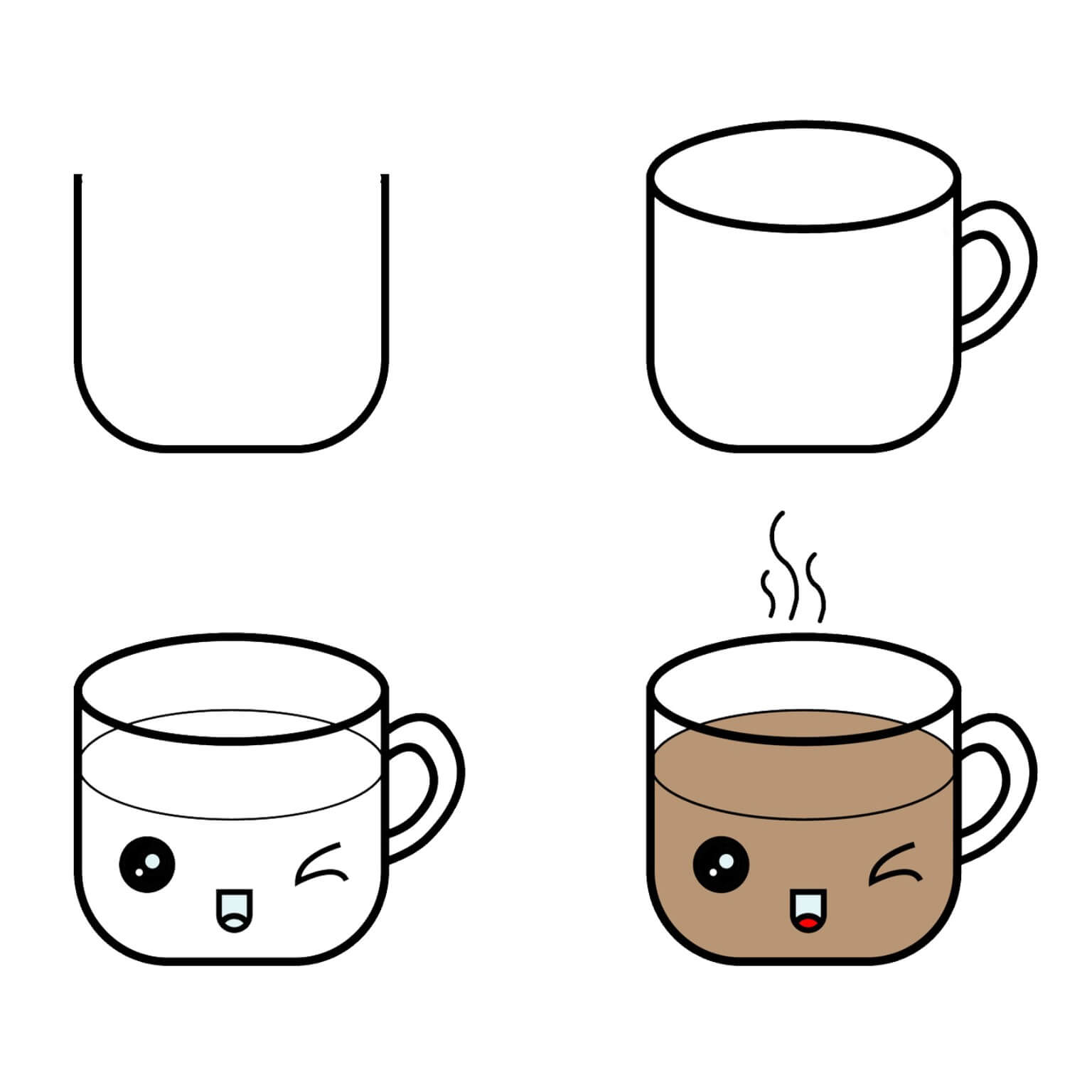 How to draw Cup idea (30)