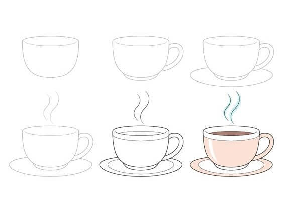 How to draw Cup idea (6)