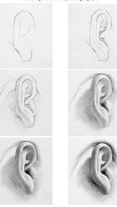 How to draw Ears idea (13)