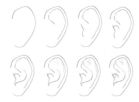 How to draw Ears idea (14)