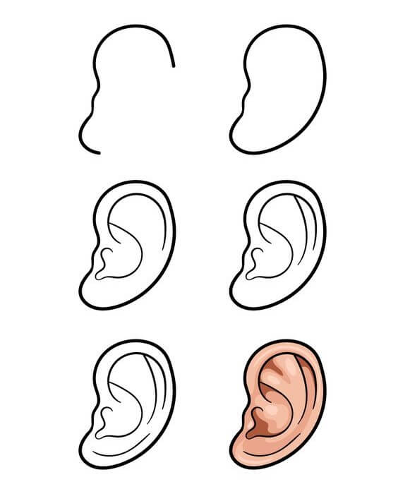 How to draw Ears idea (16)