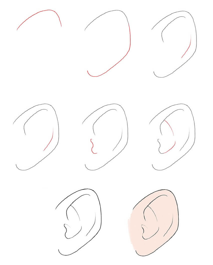 How to draw Ears idea (20)