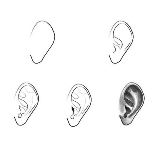 Ears idea (22) Drawing Ideas