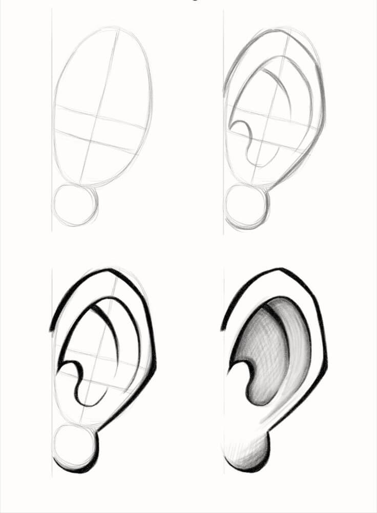 How to draw Ears idea (3)