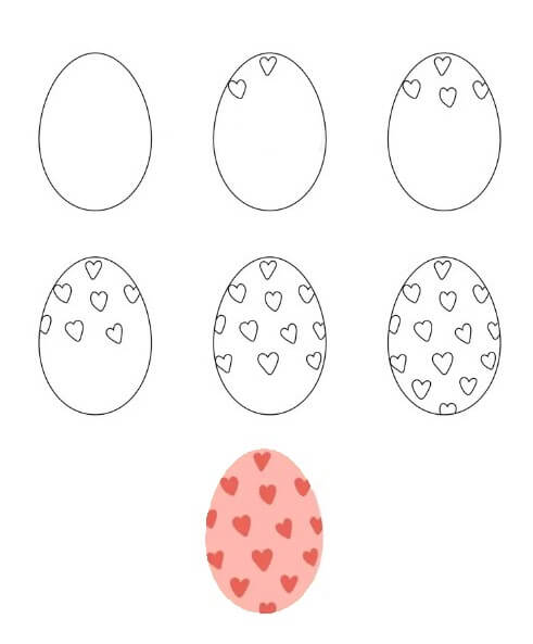 Easter Eggs idea (12) Drawing Ideas