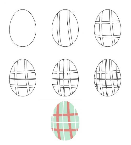 Easter Eggs idea (14) Drawing Ideas