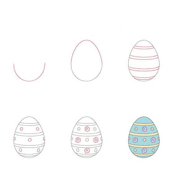 Easter Eggs idea (5) Drawing Ideas