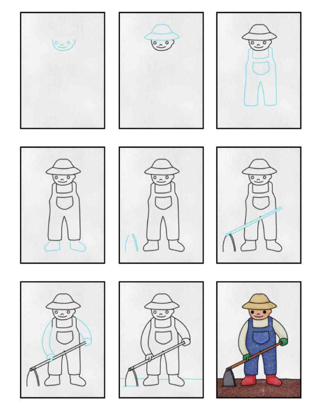 Farmer idea (9) Drawing Ideas