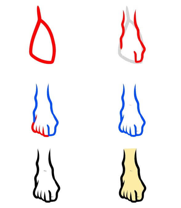 Feet idea (19) Drawing Ideas