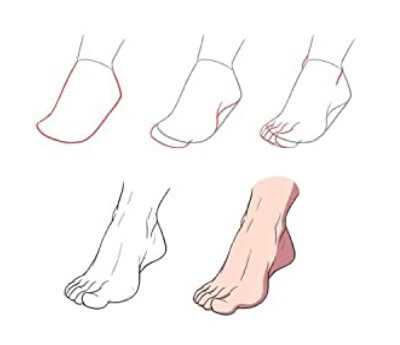 Feet Drawing Ideas
