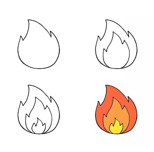 Fire idea (18) Drawing Ideas