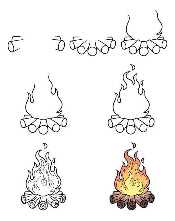 Fire idea (5) Drawing Ideas