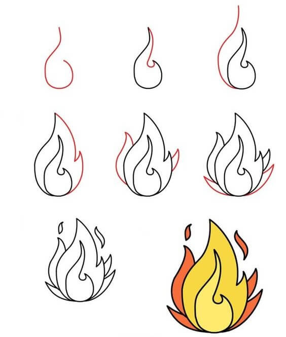 Fire idea (6) Drawing Ideas