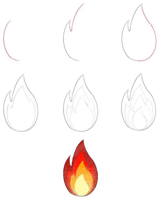 Fire idea (7) Drawing Ideas