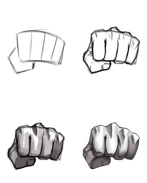 Fist idea (3) Drawing Ideas