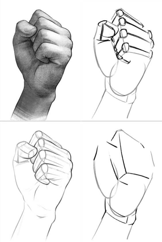 Fist idea (8) Drawing Ideas