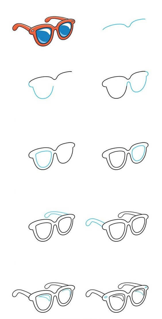 Glasses idea (11) Drawing Ideas