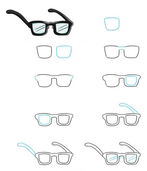 Glasses idea (12) Drawing Ideas