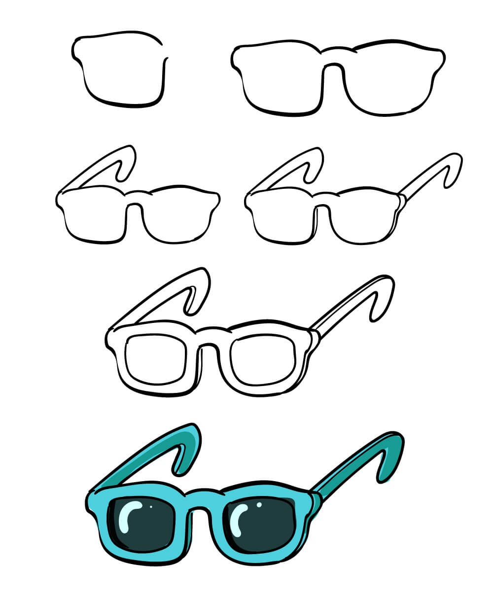 Glasses idea (13) Drawing Ideas