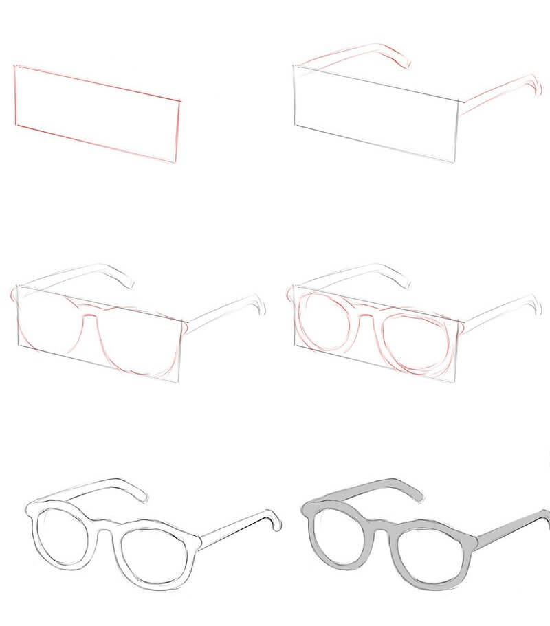 How to draw Glasses idea (14)