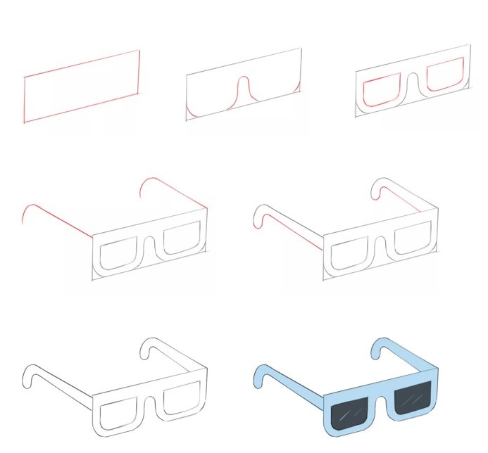 How to draw Glasses idea (16)