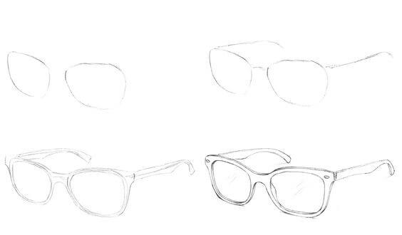 Glasses idea (7) Drawing Ideas