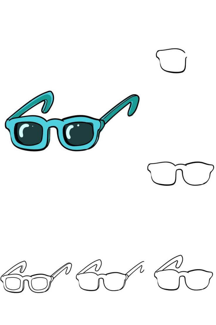 How to draw Glasses idea (8)