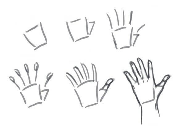 Hand idea (10) Drawing Ideas