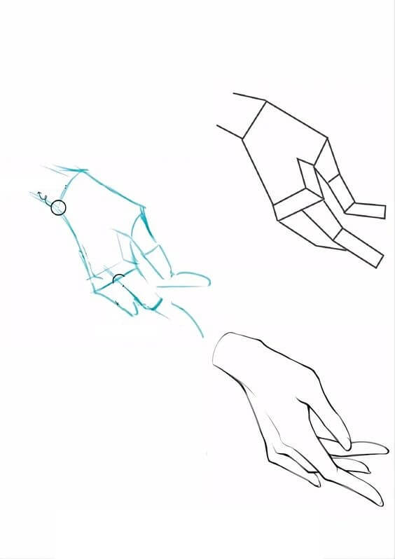 How to draw Hand idea (15)