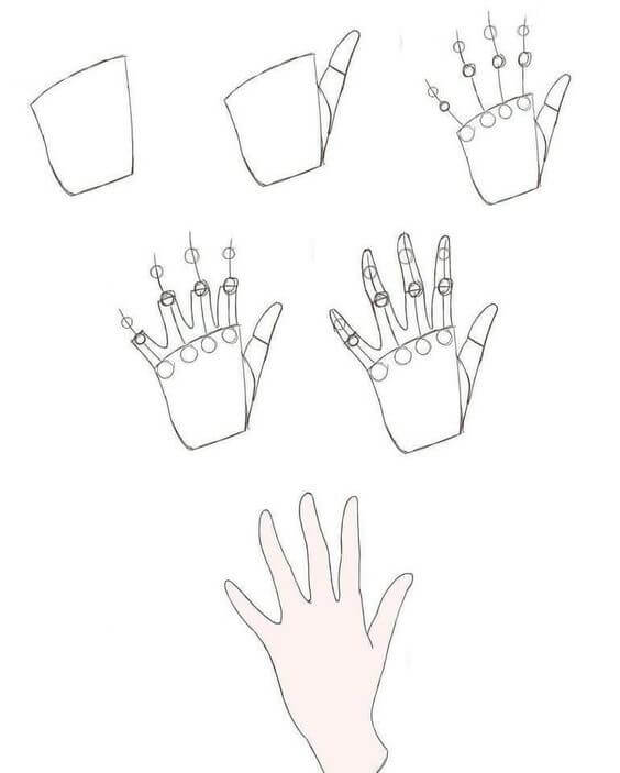 How to draw Hand idea (18)