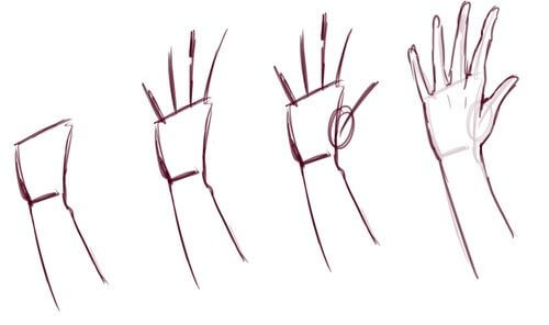 How to draw Hand idea (19)