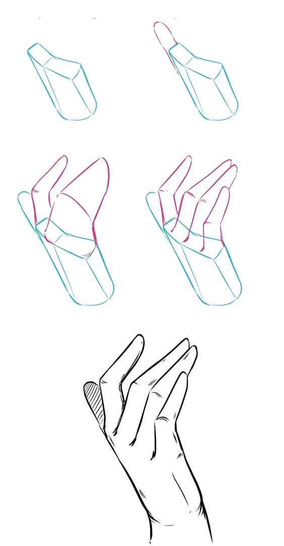 Hand idea (20) Drawing Ideas