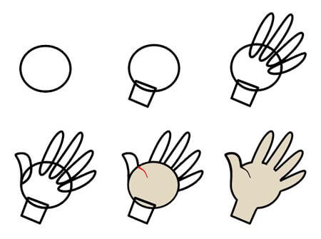 How to draw Hand idea (22)