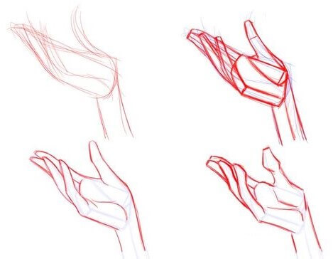 How to draw Hand idea (24)