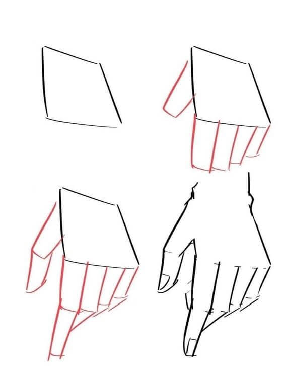 How to draw Hand idea (3)