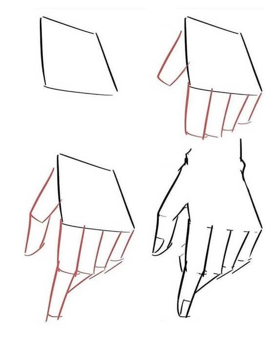 How to draw Hand idea (32)