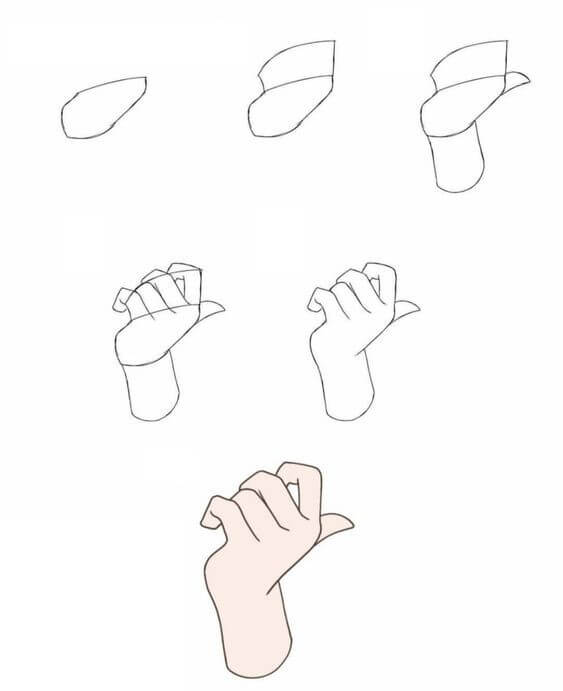 How to draw Hand idea (34)