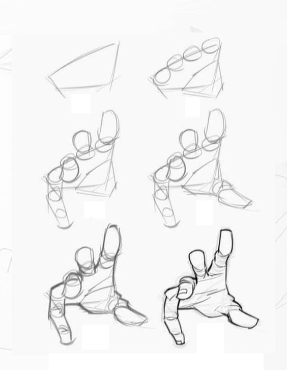 How to draw Hand idea (40)