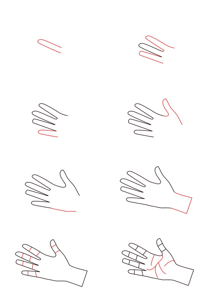 Hand idea (41) Drawing Ideas