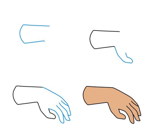 How to draw Hand idea (43)