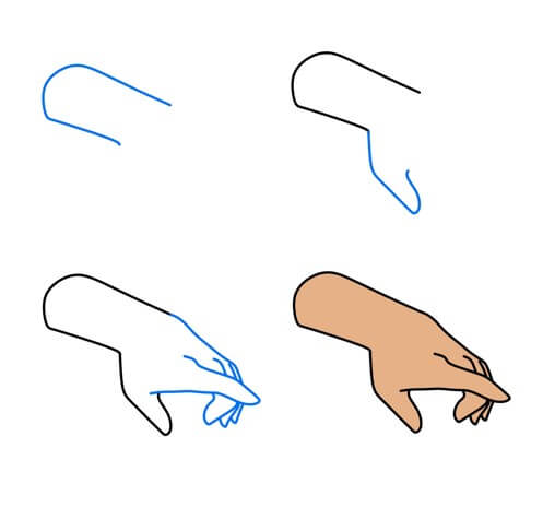 How to draw Hand idea (44)