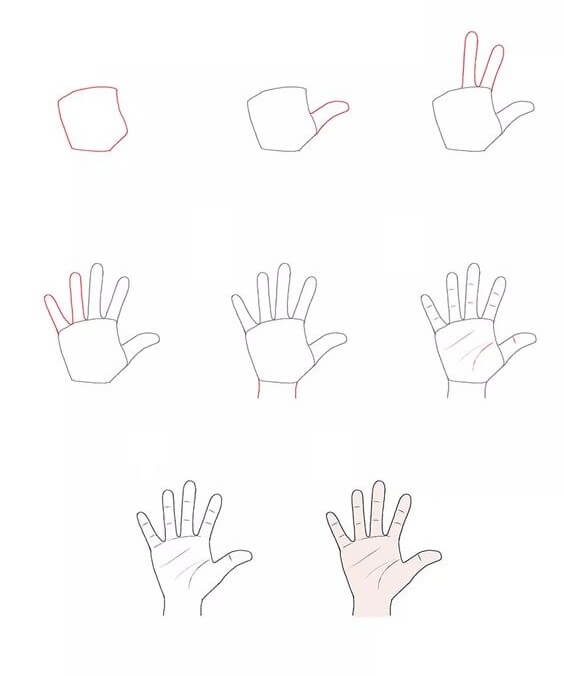 Hand idea (9) Drawing Ideas