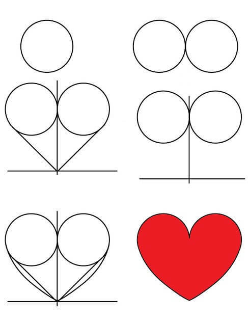 How to draw Heart idea (12)