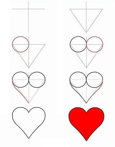 How to draw Heart idea (14)