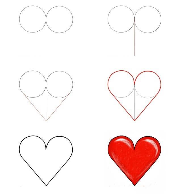 How to draw Heart idea (38)